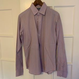 Seize Sur Vingt slim fit stripe dress shirt